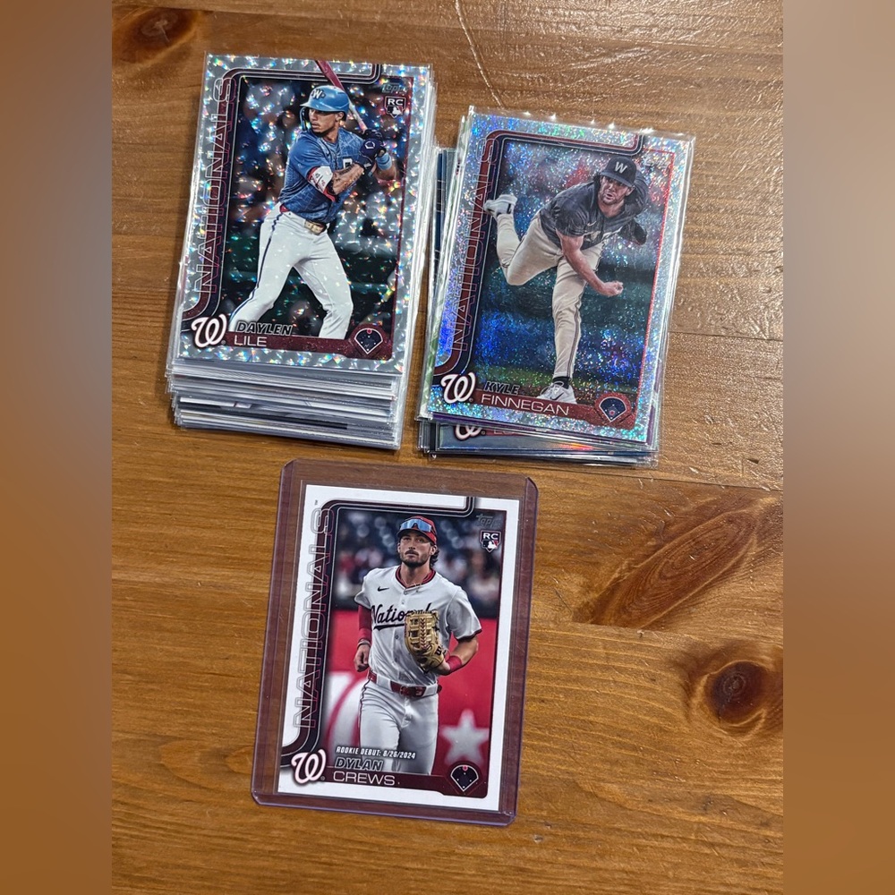 Washington Nationals Baseball Card Collection